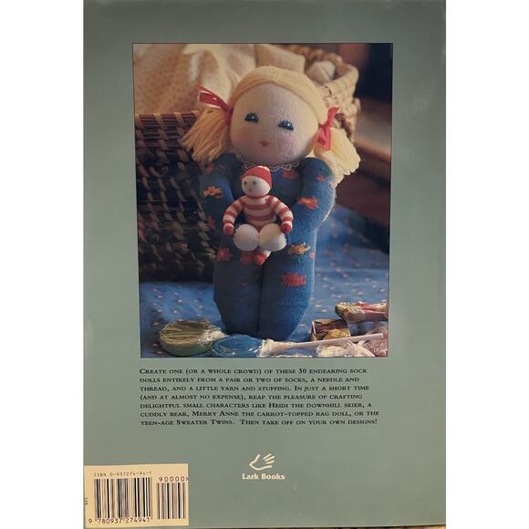 Sock Doll Workshop: 30‎ Delightful Dolls to Create and Cherish Hardback Book - Picture 2 of 7